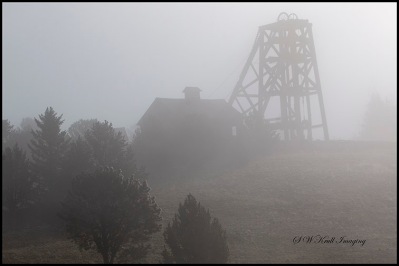 Ghostly Mines in Foggy Mine Country